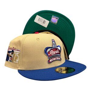 New Era Montreal Royals 59FIFTY Fitted Hat 75th Year Jackie Robinson Patch